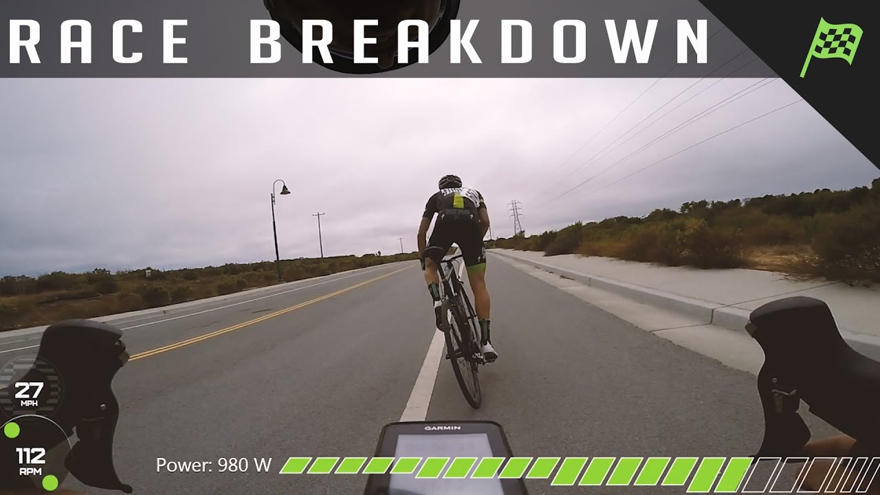 Cycling Race Breakdown - Pro/cat1/cat2 - Monetery CA