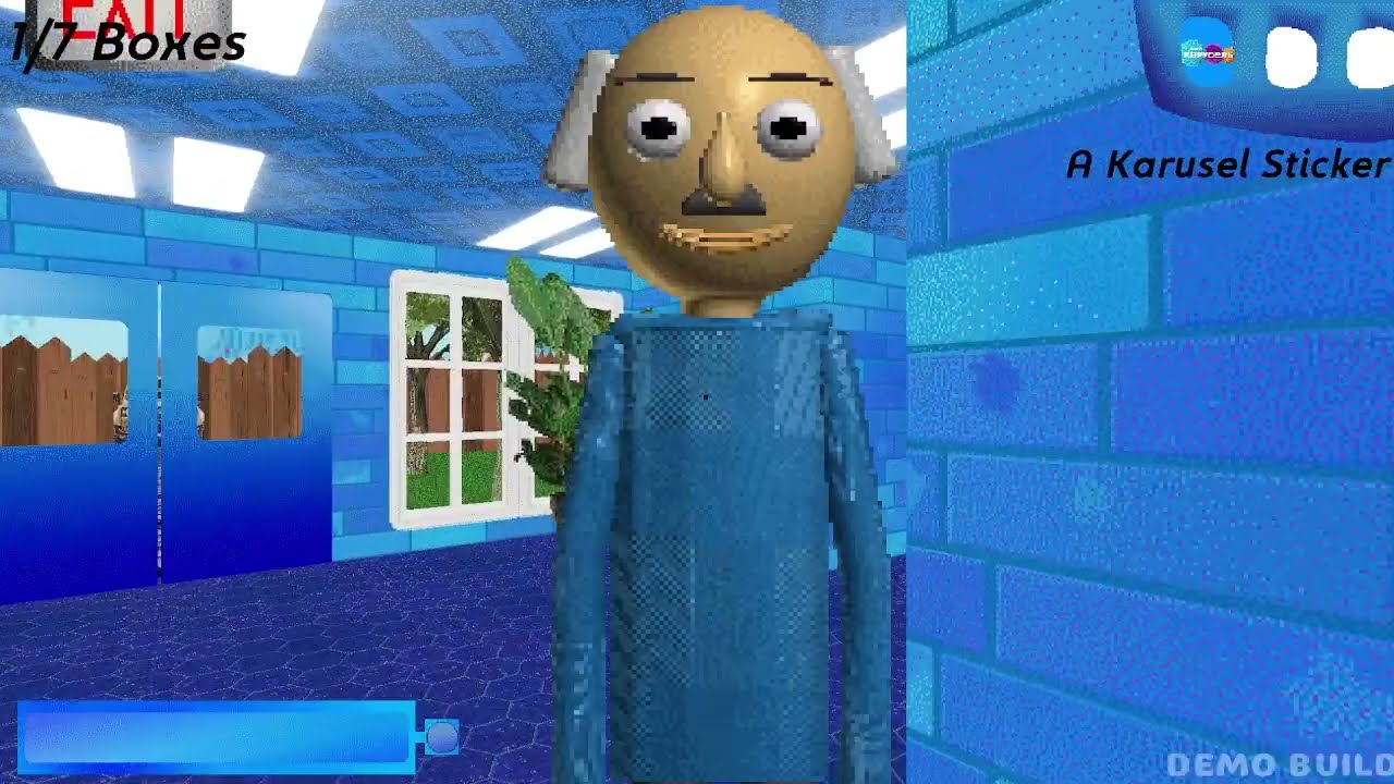 💀The Karusel Incident: REIMAGINED😮 (Demo) - Baldi's Basics 1.4.3 Decompiled Mod (Balmer is Back)