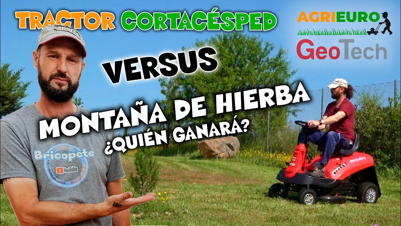 TRACTOR CORTACÉSPED GEOTECH de AGRIEURO 