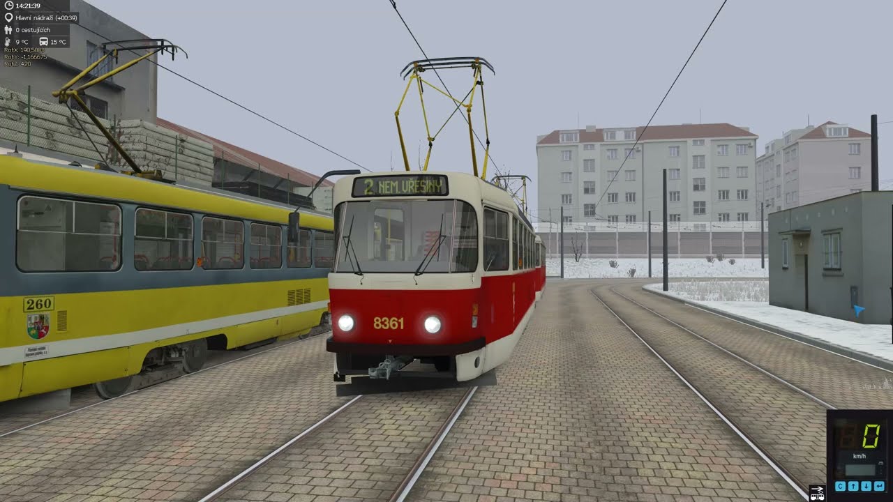 Simt Simulator – Linka 2 | Hlavní nádraží → Nemocnice Vřesiny |