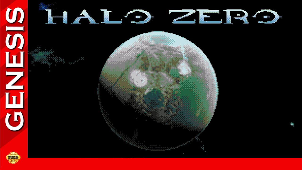 Halo Zero Demo - Full Gameplay (Sega Genesis / Mega Drive)