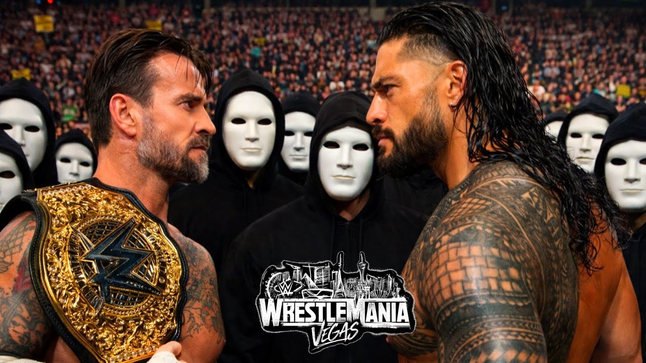 WWE 2K25 | CM Punk против Романа Рейнса - Нападение таинственного человека в матче за титул чемпи...
