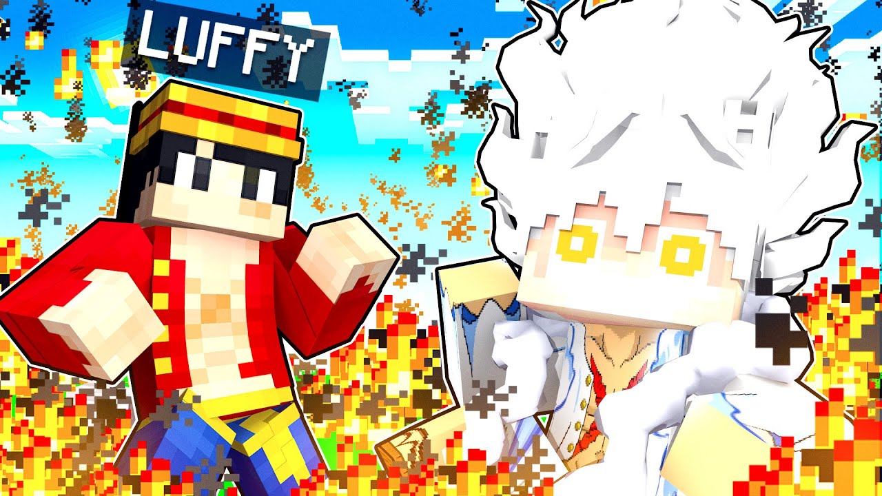 Who's Your Family? O FILHO DO LUFFY USOU O GEAR 5 no Minecraft *one piece*