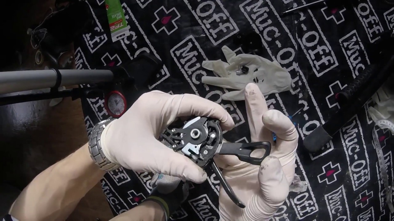 way too long, badly edited video Shimano XT M8000 Ispec B Shifter Service