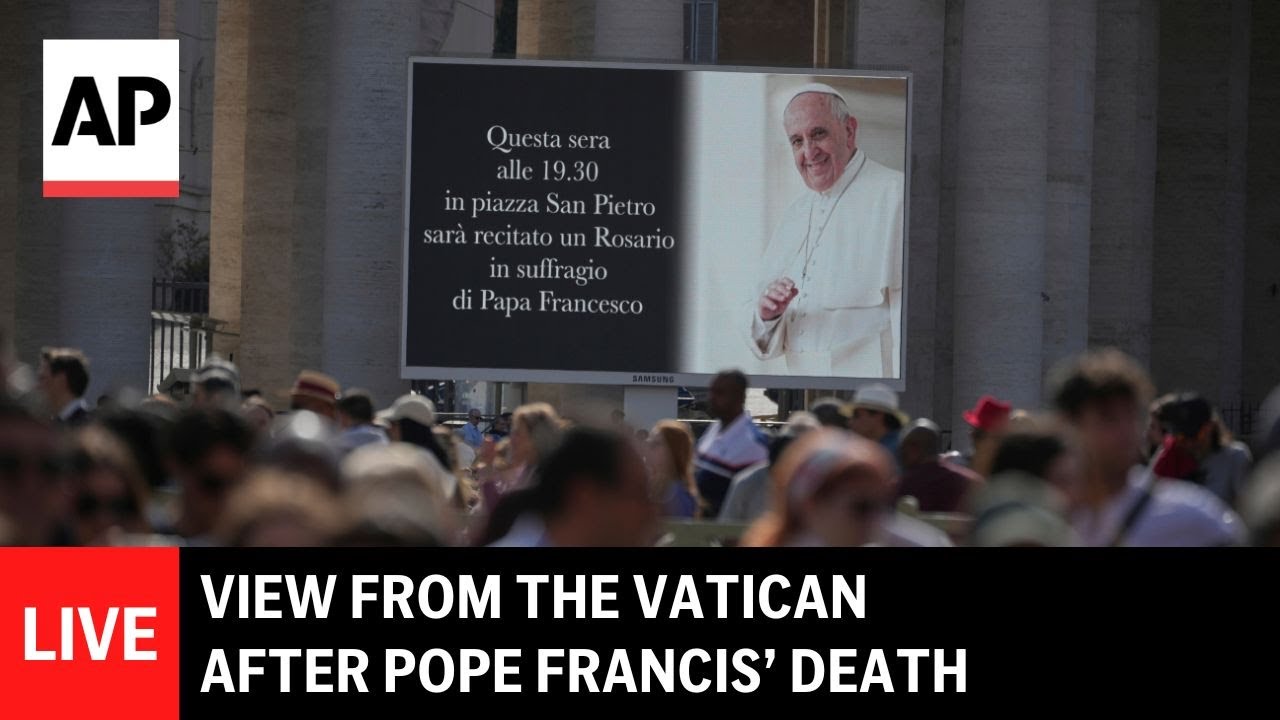 LIVE: Scenes from the Vatican as Pope Francis’s funeral is set to be held on Saturday