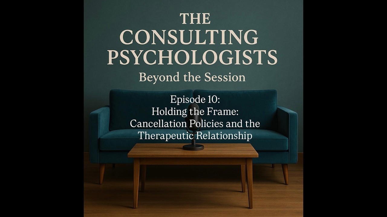Episode 10: Holding the Frame: Cancellation Policies and the Therapeutic Relationship