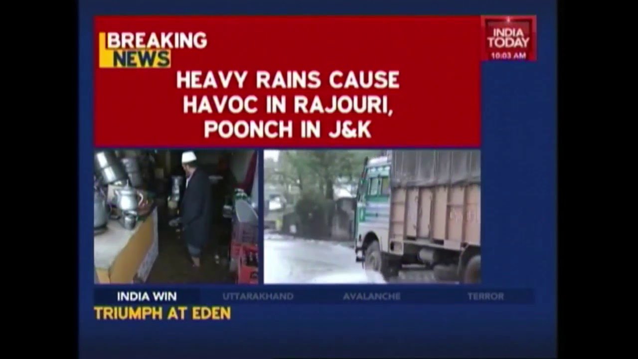 Heavy Rains Cause Havoc In Rajouri, Poonch In J&K