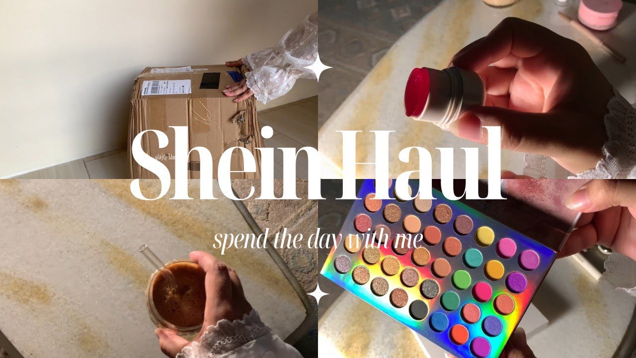 Shein Haul 📦 | 🌿فلوق العودة 💃🏻 مشترياتي من شي ان , مكياج , قوالب للمتجر وغيرها