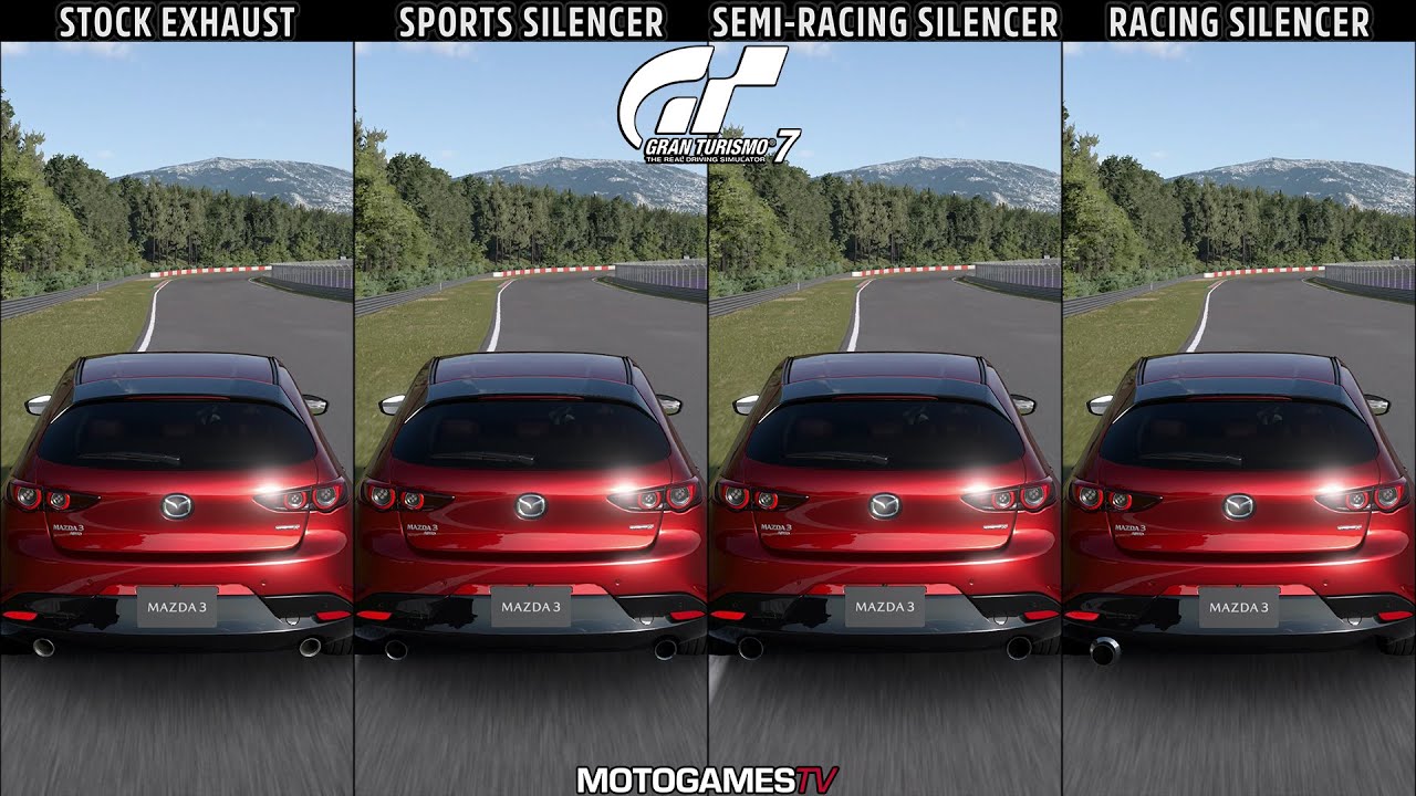 Mazda3 X Burgundy Selection '19 | Gran Turismo 7 Exhaust Upgrades