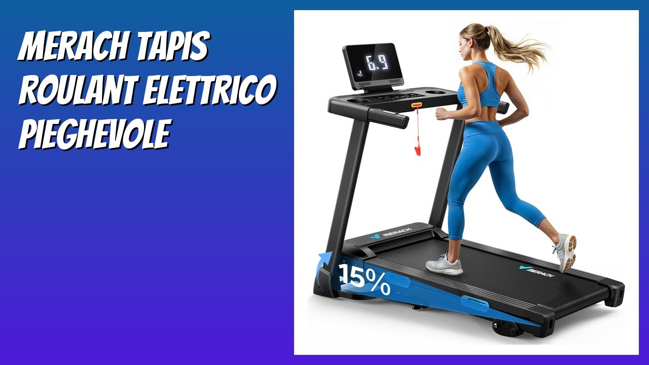 RECENSIONE (2025) : MERACH Tapis Roulant Elettrico Pieghevole. DETTAGLI