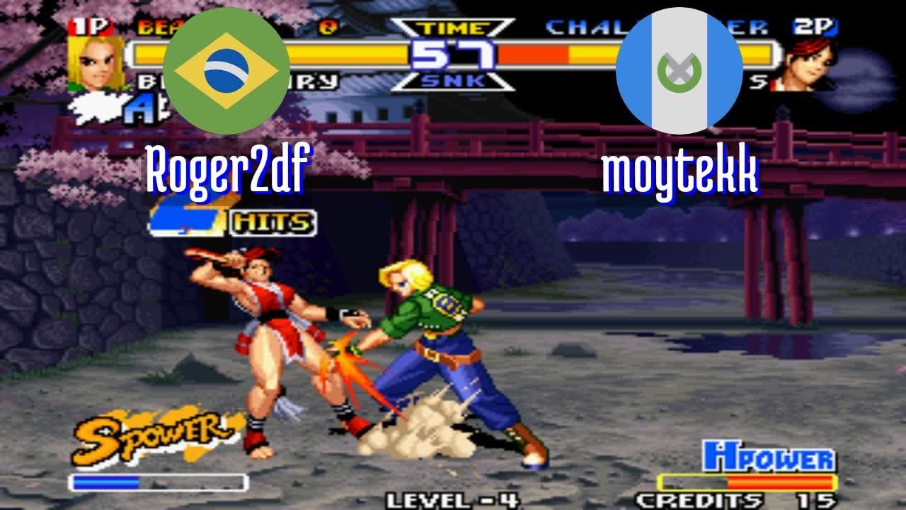 FT5 @rbffspec: Roger2df (BR) vs moytekk (GT) [Real Bout Fatal Fury SP rbff Fightcade] Jun 16