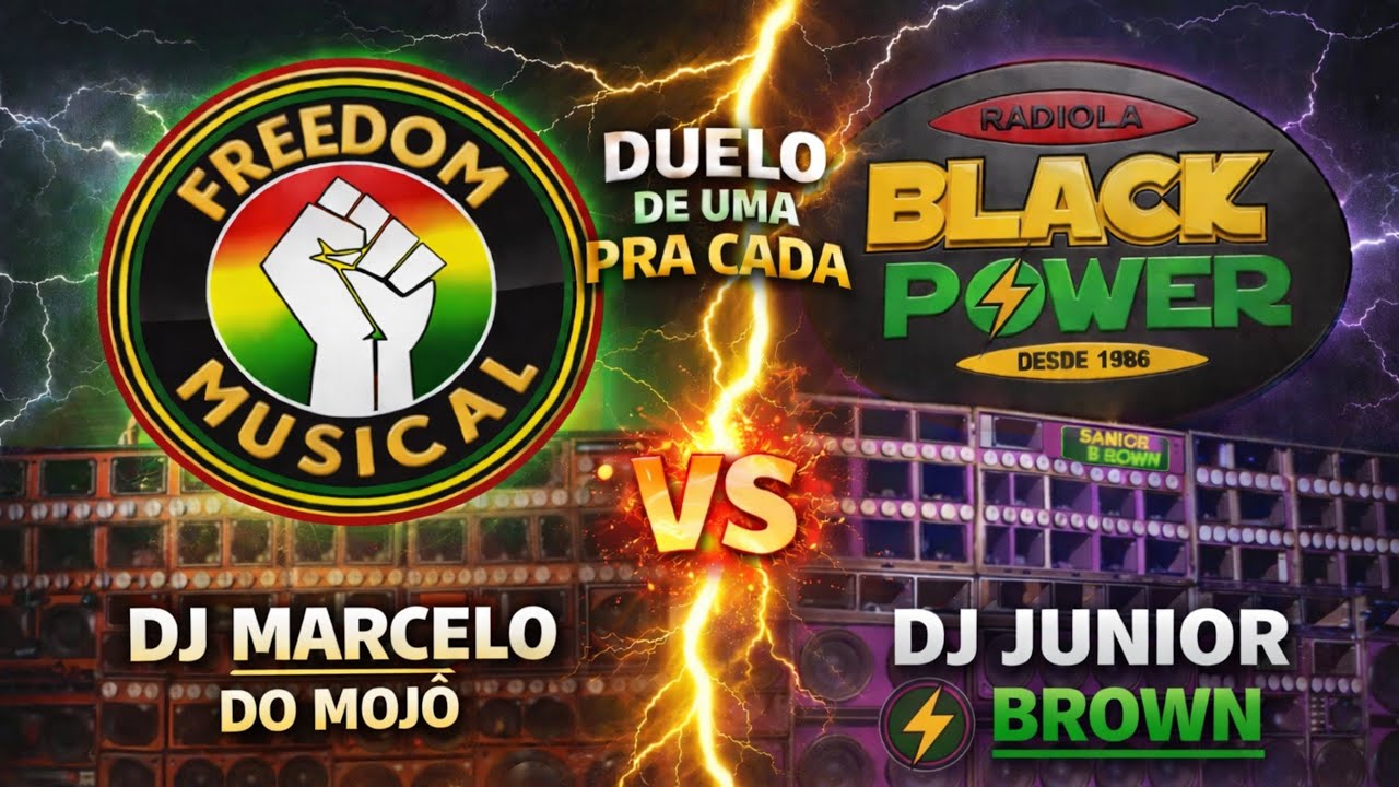 DUELO CLIMA PRA CIMA_DJ MARCELO VS DJ JUNIOR BROWN_SÓ EXCLUSIVIDADE_BLACK POWER VS FREEDOM MUSICAL 