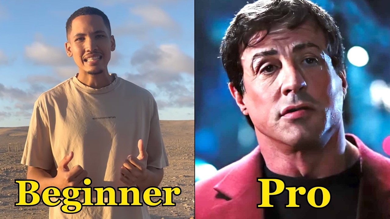 Beginner vs Sylvester Stallone (Same Speech)