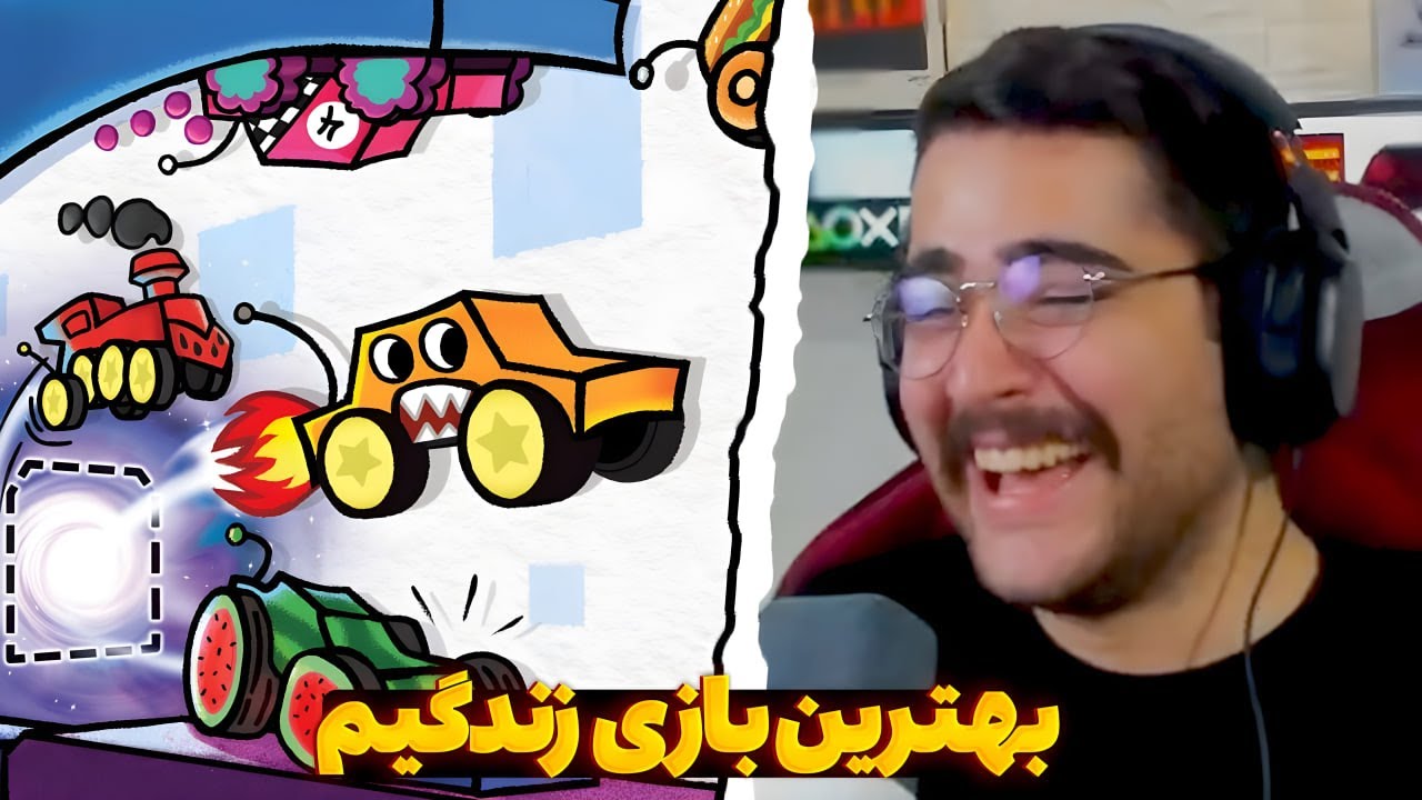 صدای من توی این بازیه 😂 JellyCar Worlds
