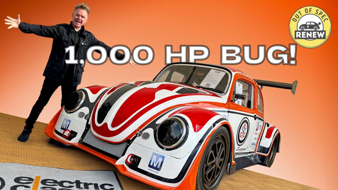 Этот Volkswagen Beetle с двигателем Tesla Plaid покорит Пайкс-Пик