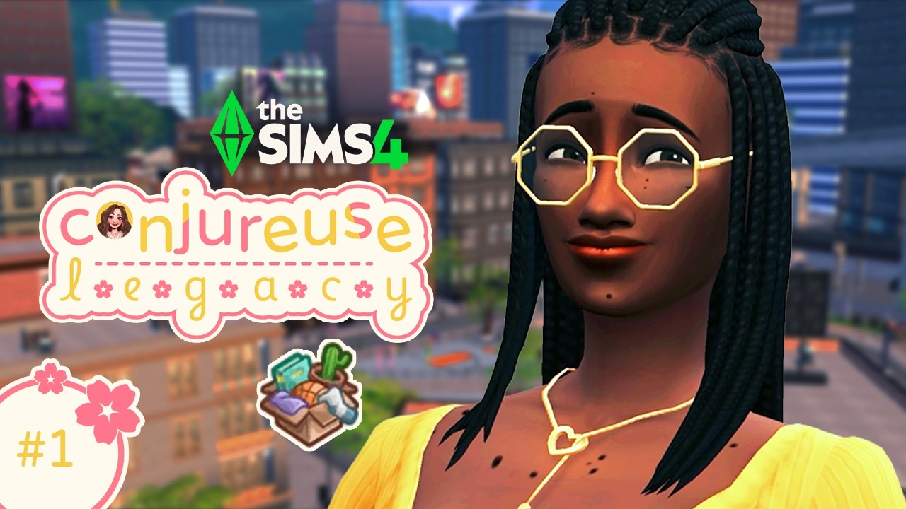 Elle commence une semaine IMPRÉVISIBLE ! 💪 | Sims 4 | Conjureuse Legacy 🌸 | EP01