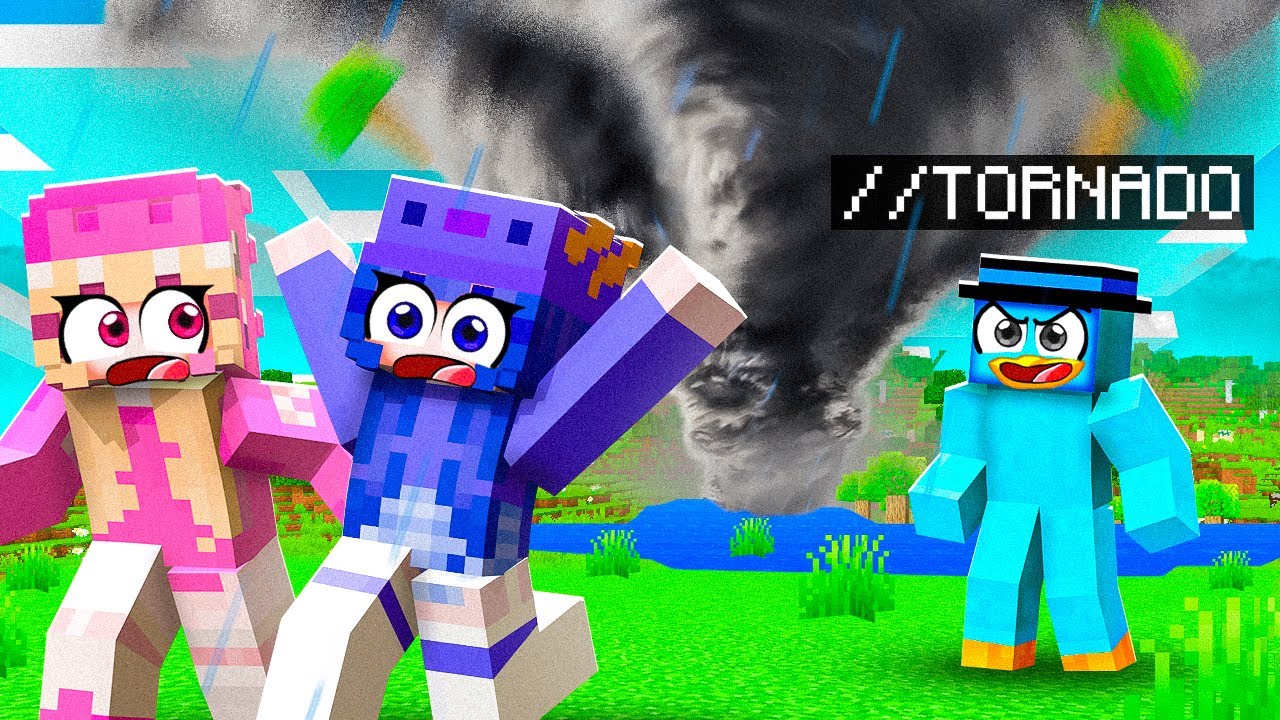 Trolle&eacute; a Mis Amigos INUNDANDO su MUNDO de Minecraft!