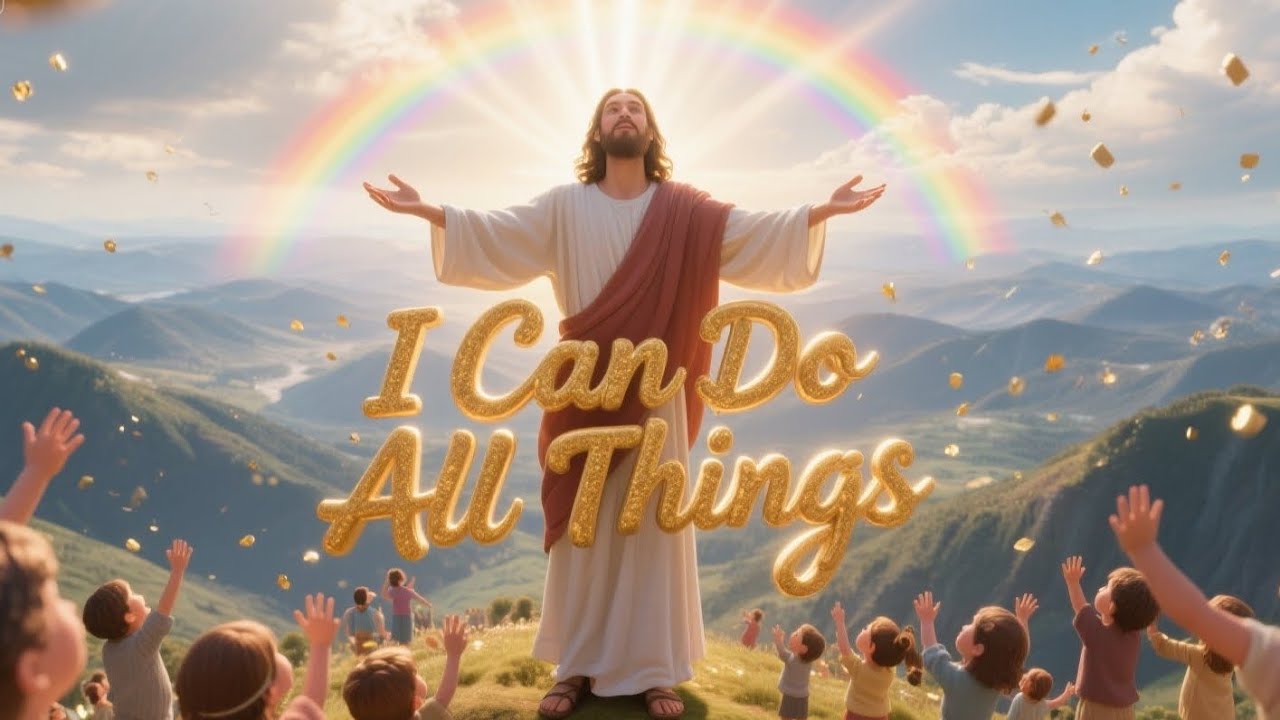 ✨ Bible Verse Song | Philippians 4:13 | I Can Do All Things Through Christ ✨