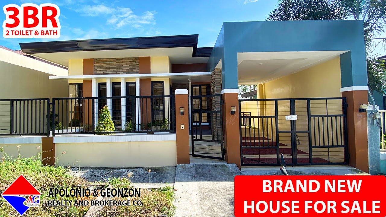 Brand New Beautiful 3 Bedrooms Bungalow House For Sale Davao City