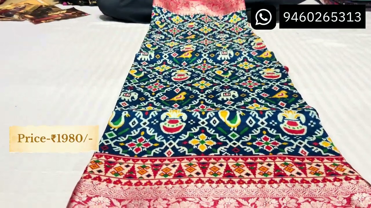 Latest Soft Silk Premium Sarees Collection | Ajrakh prints Special | Weaving Border 