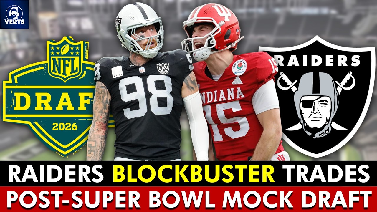 2026 NFL Mock Draft: Raiders BLOCKBUSTER TRADES Ft. Maxx Crosby & Fernando Mendoza