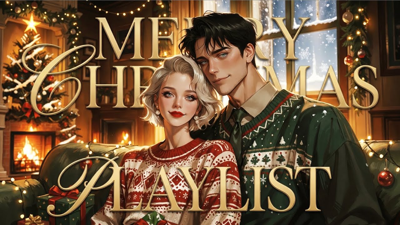 Christmas Jazz & Fireplace❄️ Vintage Romantic Holiday Vibes with Festive Couple Aesthetic