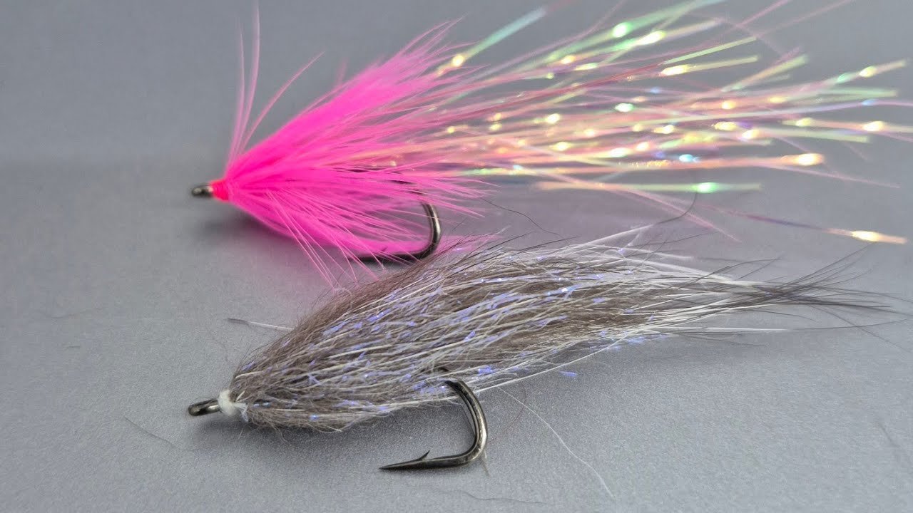 Fly Tying session 1 (flash and grab, frozen fox)