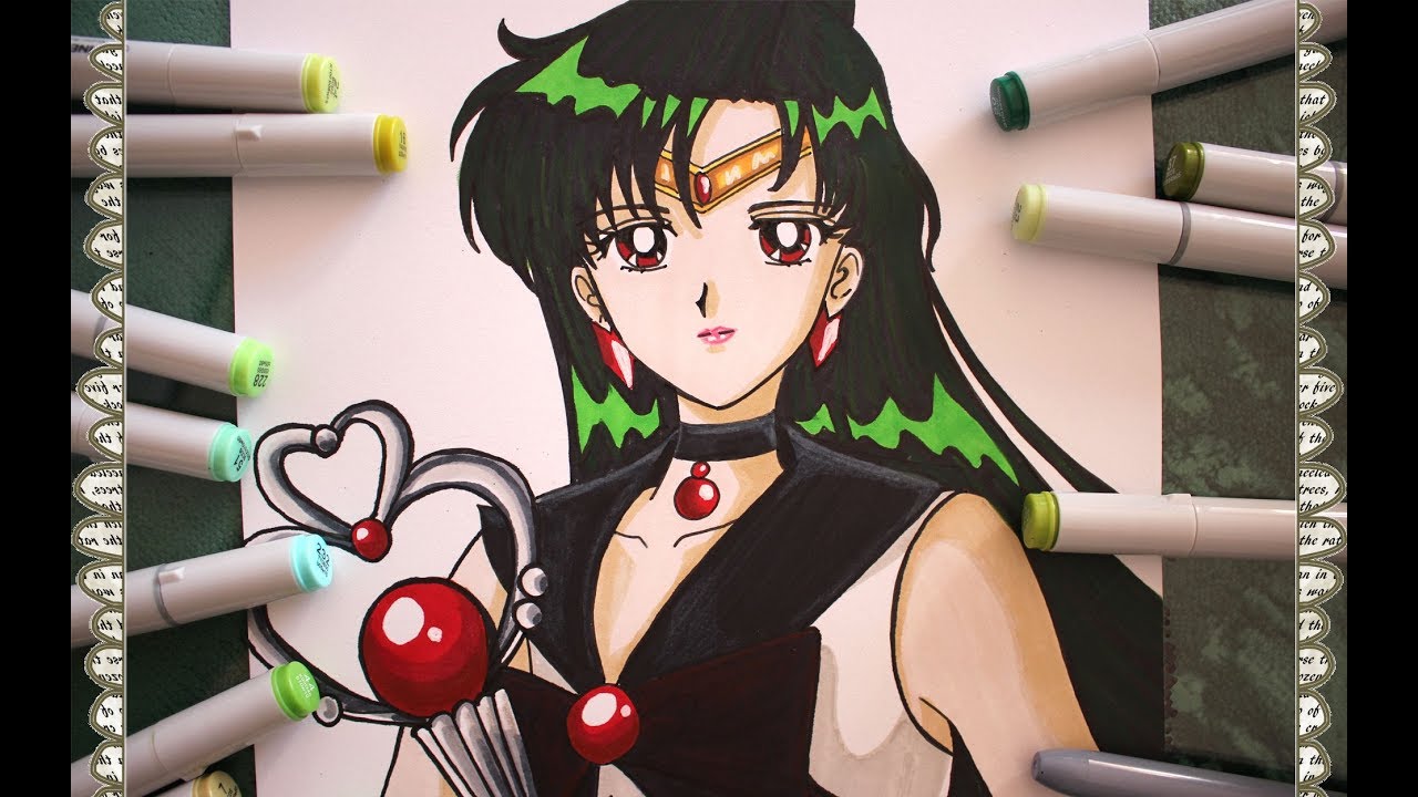 Cómo Dibujar Sailor Pluto How To Draw Sailor Setsuna Meiou Speed Draw Sailor Moon S| CarlosNaranjoTV