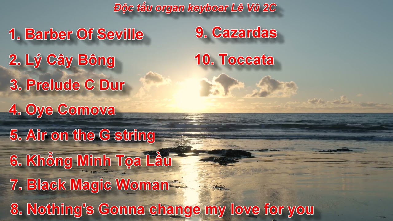 Độc tấu organ keyboar Lê Vũ 2C
