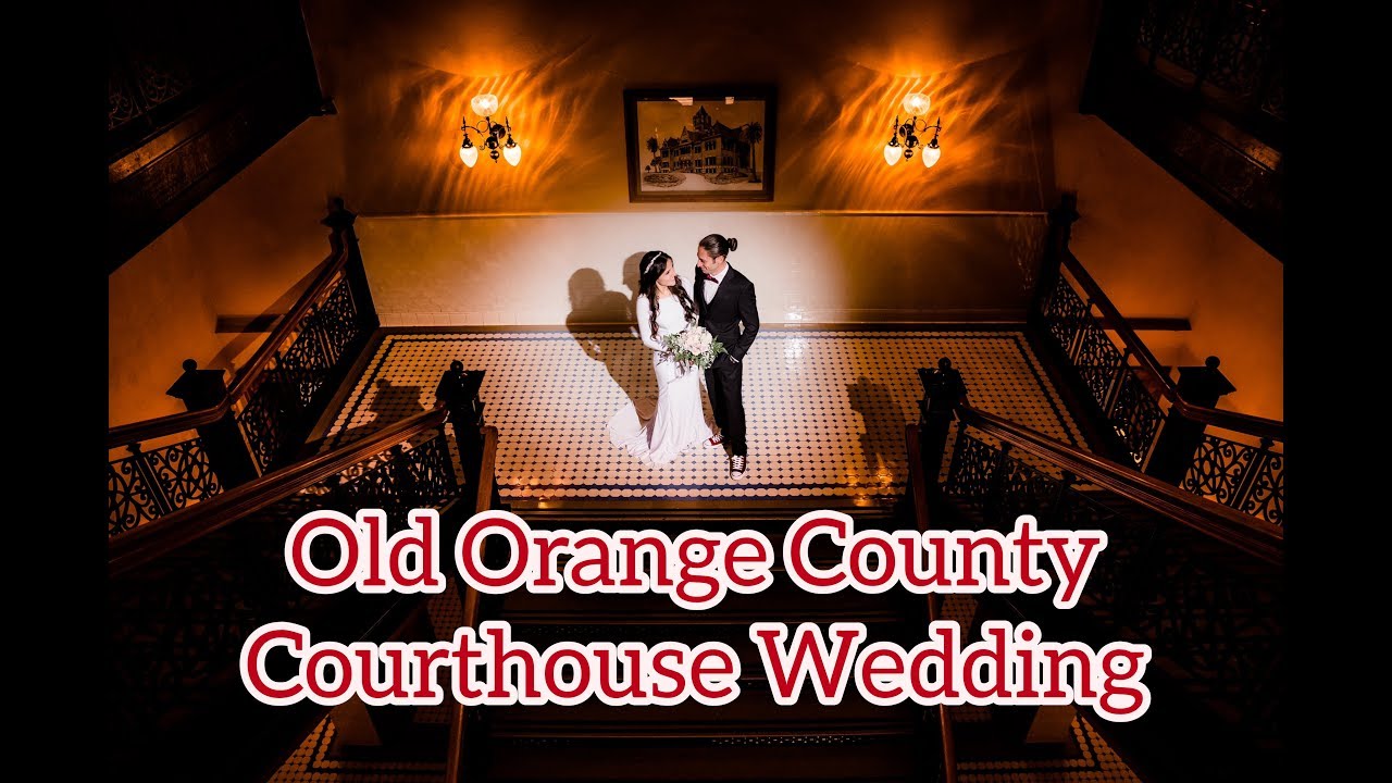 Old Orange County Courthouse Wedding Photos