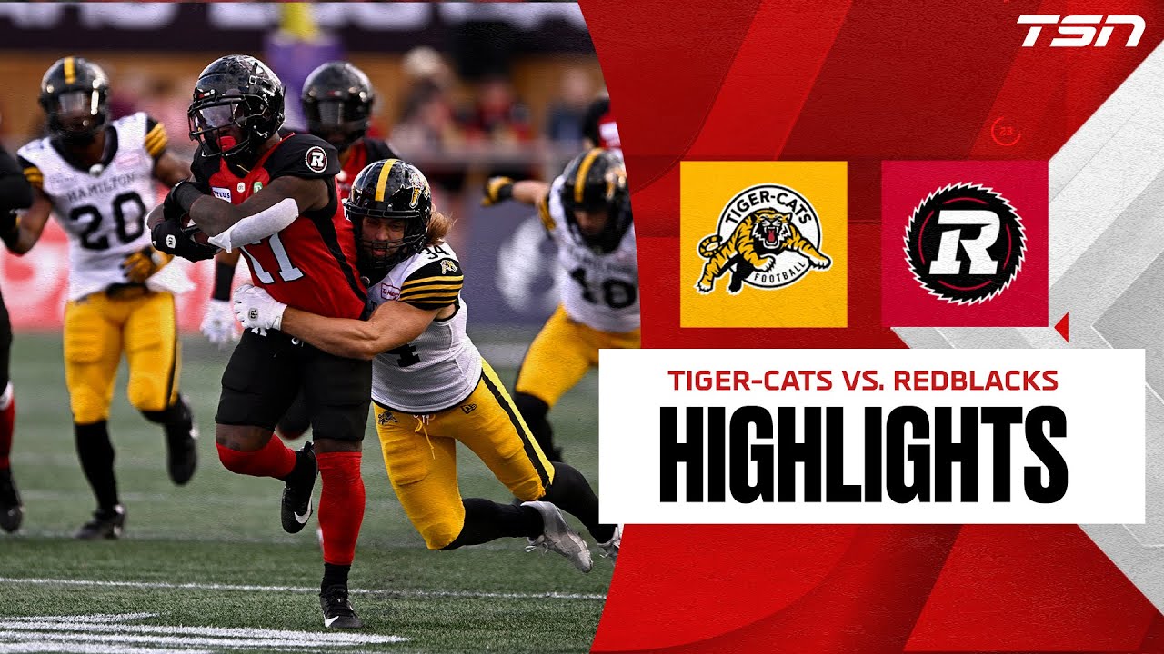 Hamilton Tiger-Cats vs. Ottawa Red Blacks | CFL HIGHLIGHTS