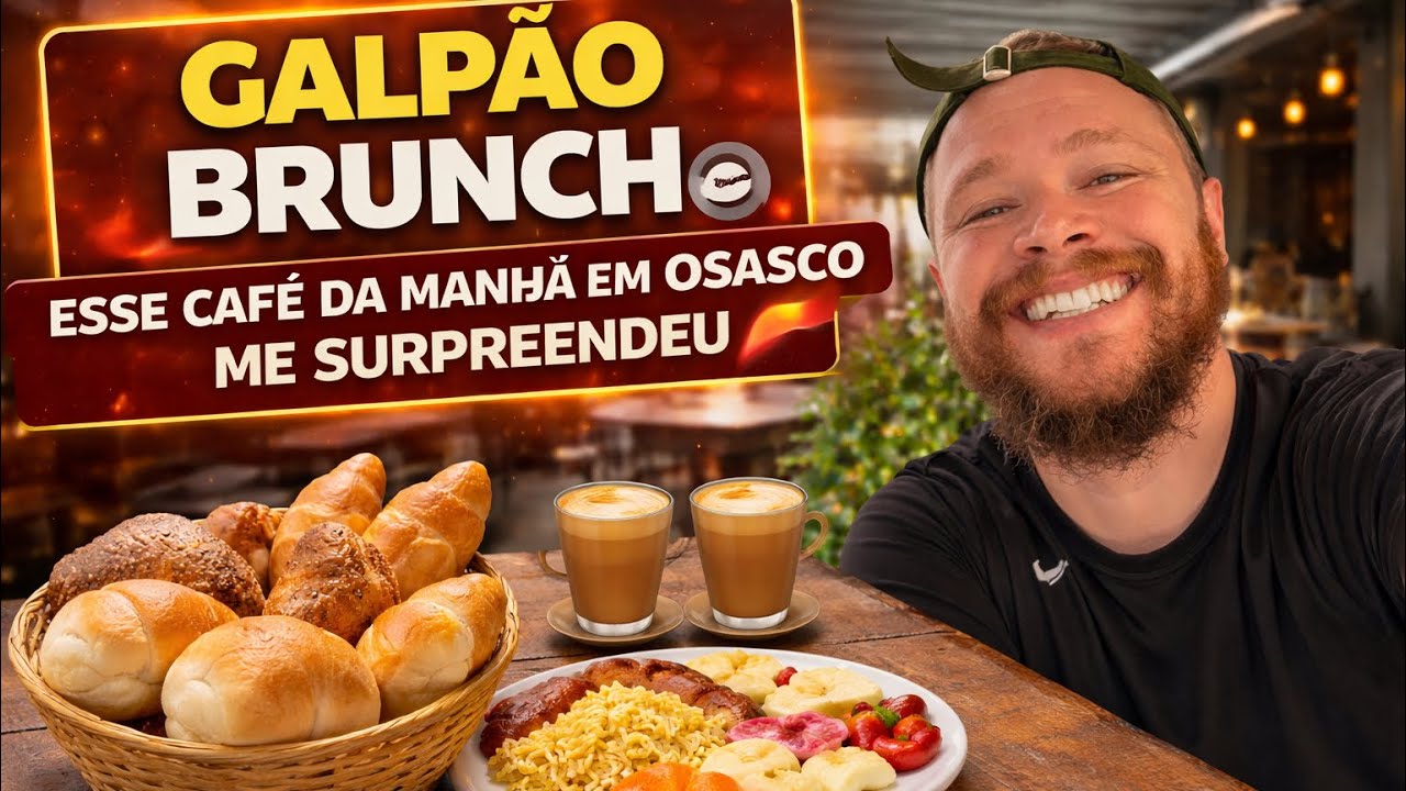 ESSE CAFÉ DA MANHÃ EM OSASCO ME SURPREENDEU ☕🥐 | GALPÃO