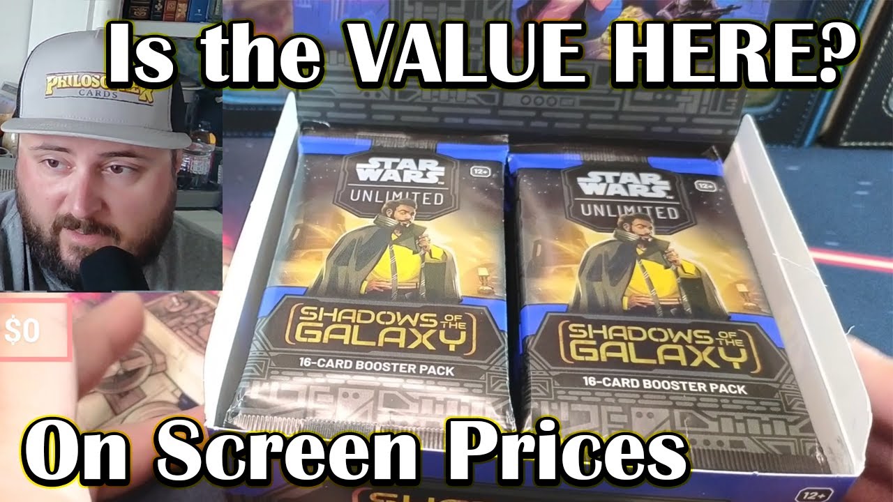 Star Wars Unlimited: Shadows Box Opening - Is the VALUE here?!