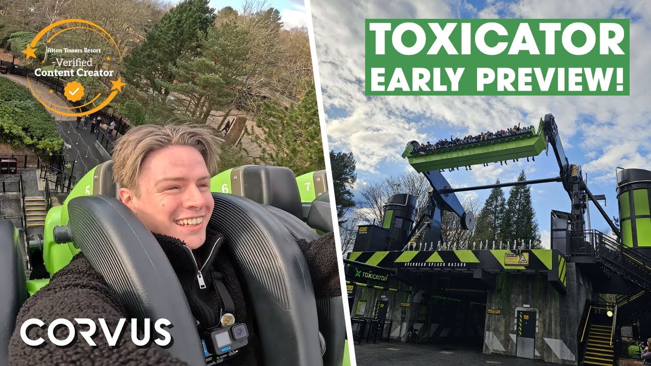 TOXICATOR My First Ride & On-Ride POV! - Alton Towers 2025