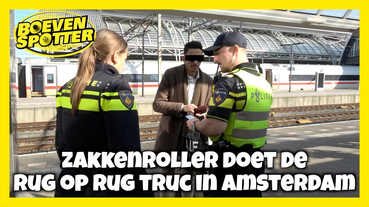 BOEVENSPOTTER -ZAKKENROLLER DOET DE RUG OP RUG TRUC IN AMSTERDAM!!!#268