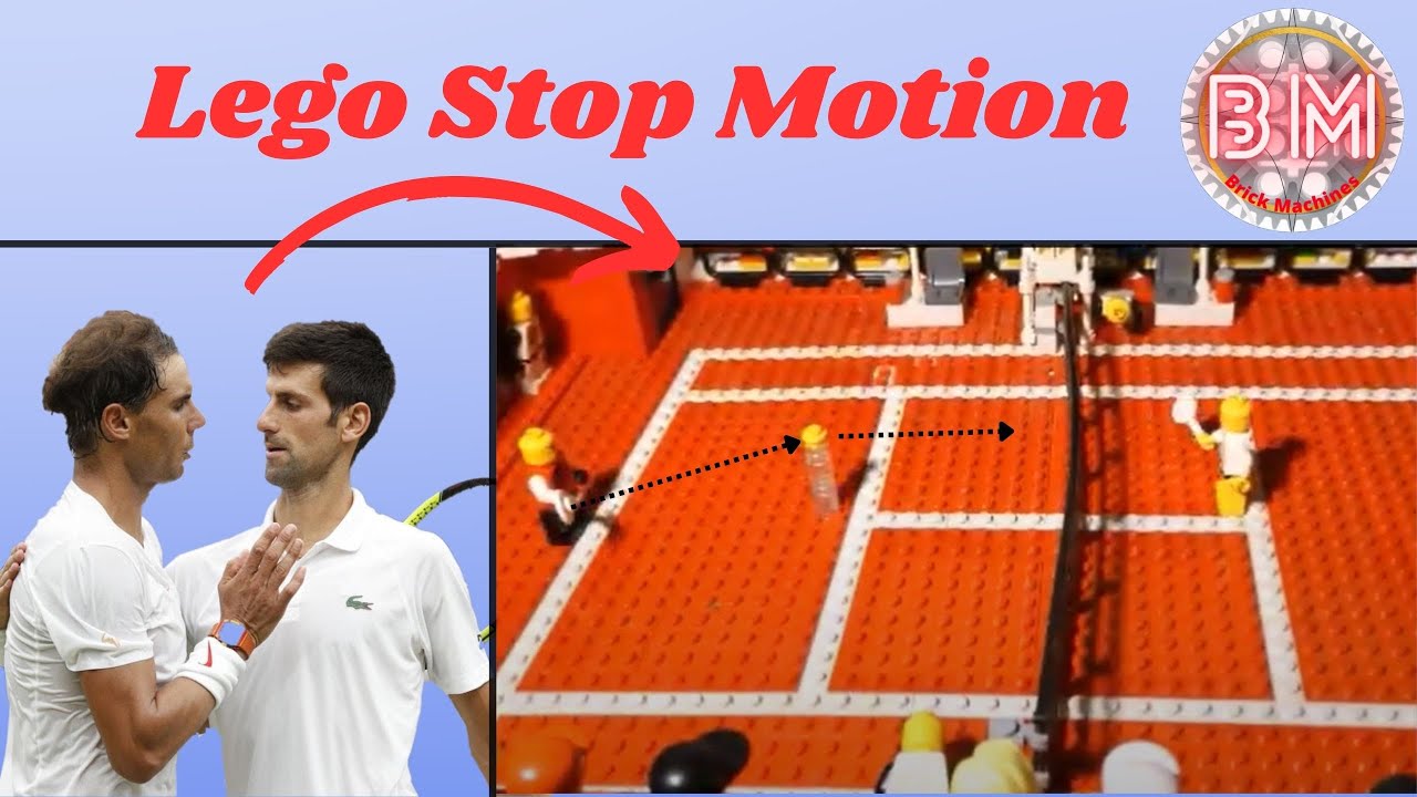 lego tennis court stop motion | tiebreak |