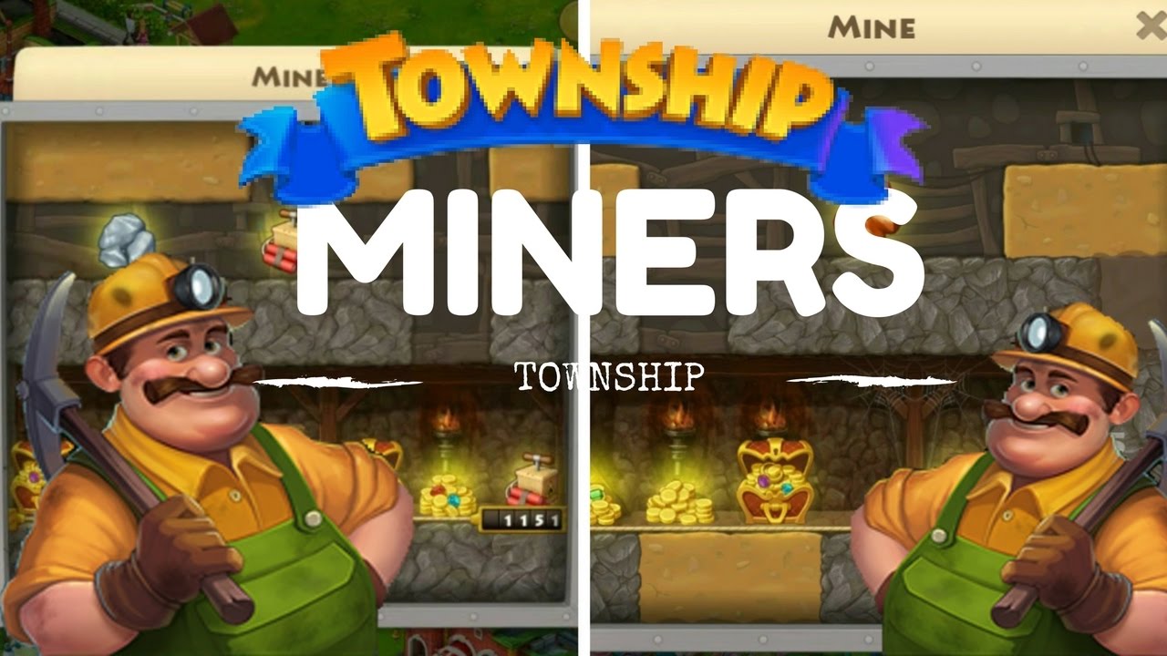 TOWNSHIP DOUBLE MINER DUAL MINES !!!!!!!!!1