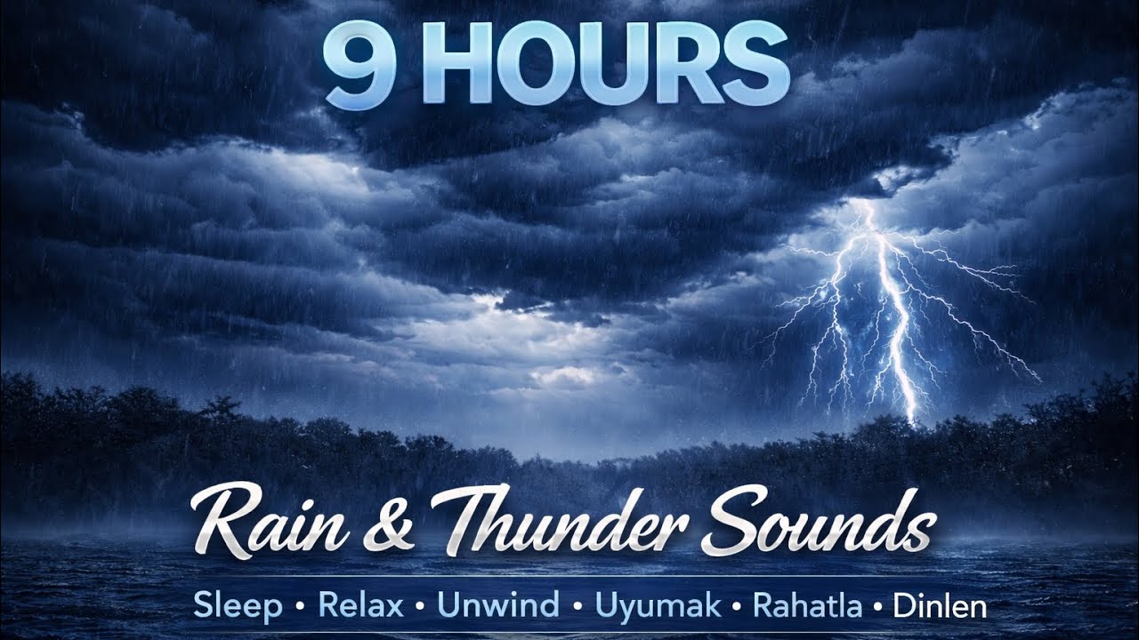 #yağmur #şimşek #fırtına #gece #uyku #asmr #huzur #yağmursesleri #rahatlama #meditasyon #geceyağmur