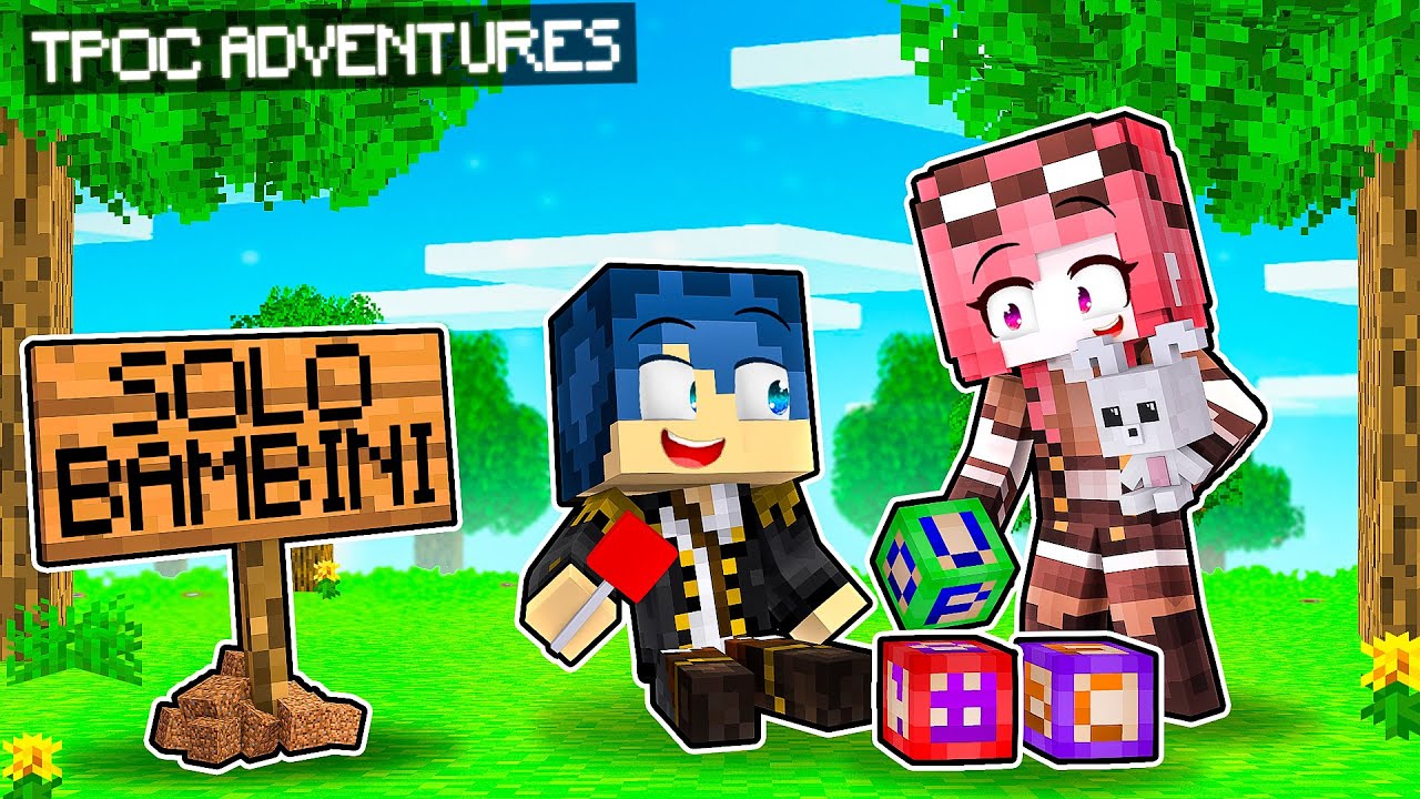 ENTRIAMO NEL MONDO SOLO PER BAMBINI! - MINECRAFT ADVENTURES