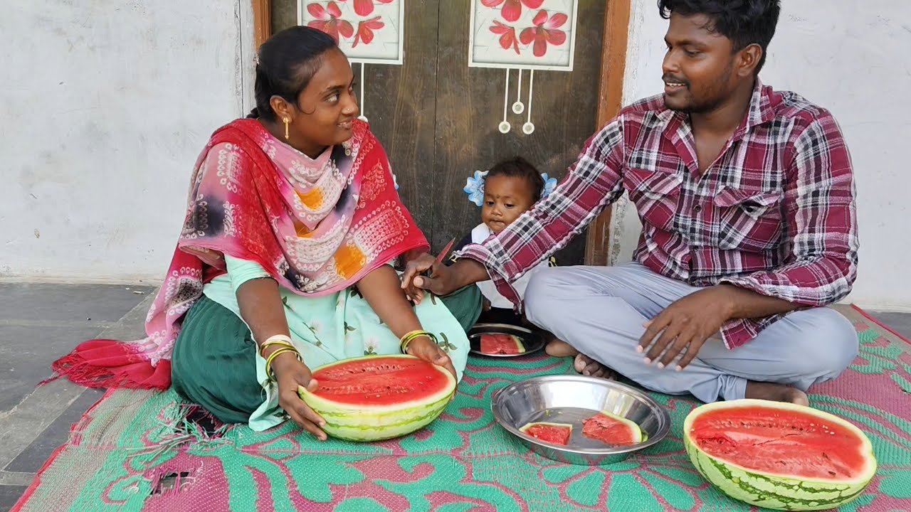 ఎండాకాలంలో చాలా చల్లగా...WATERMELON FOOD CHALLENGE చేసాము🤣🤣నవ్వు ఆపుకోలేరు
