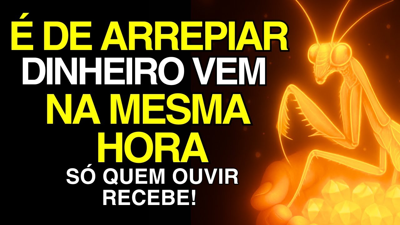 NÃO IGNORE! ESSA ORAÇÃO FOI FEITA PRA FICAR RICO! DINHEIRO VEM NA MESMA HORA!