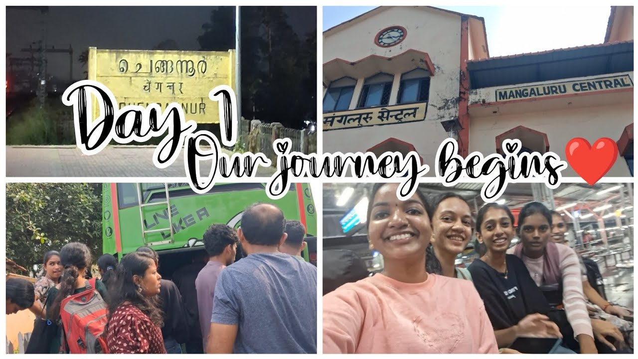 കൂട്ടുകാരോടൊപ്പമുള്ള യാത്ര @sijizlife #collegetrip #train #happiness #kerala 