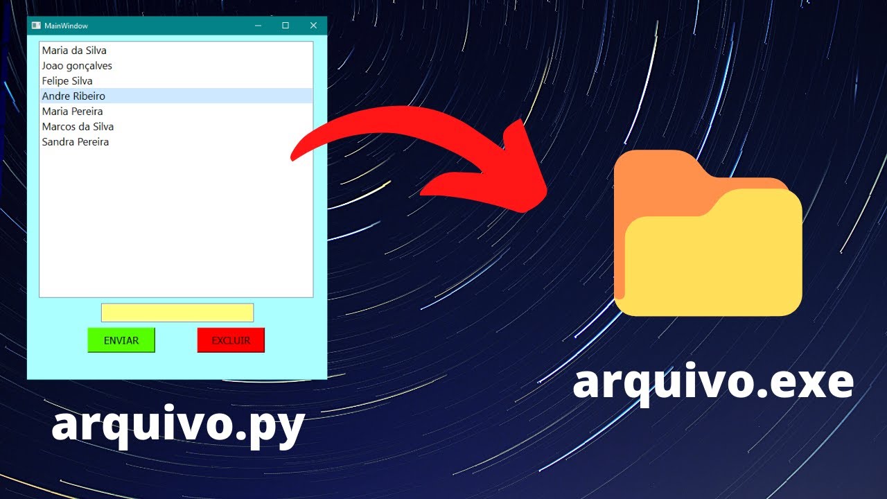 Gerar executável Python com interface gráfica