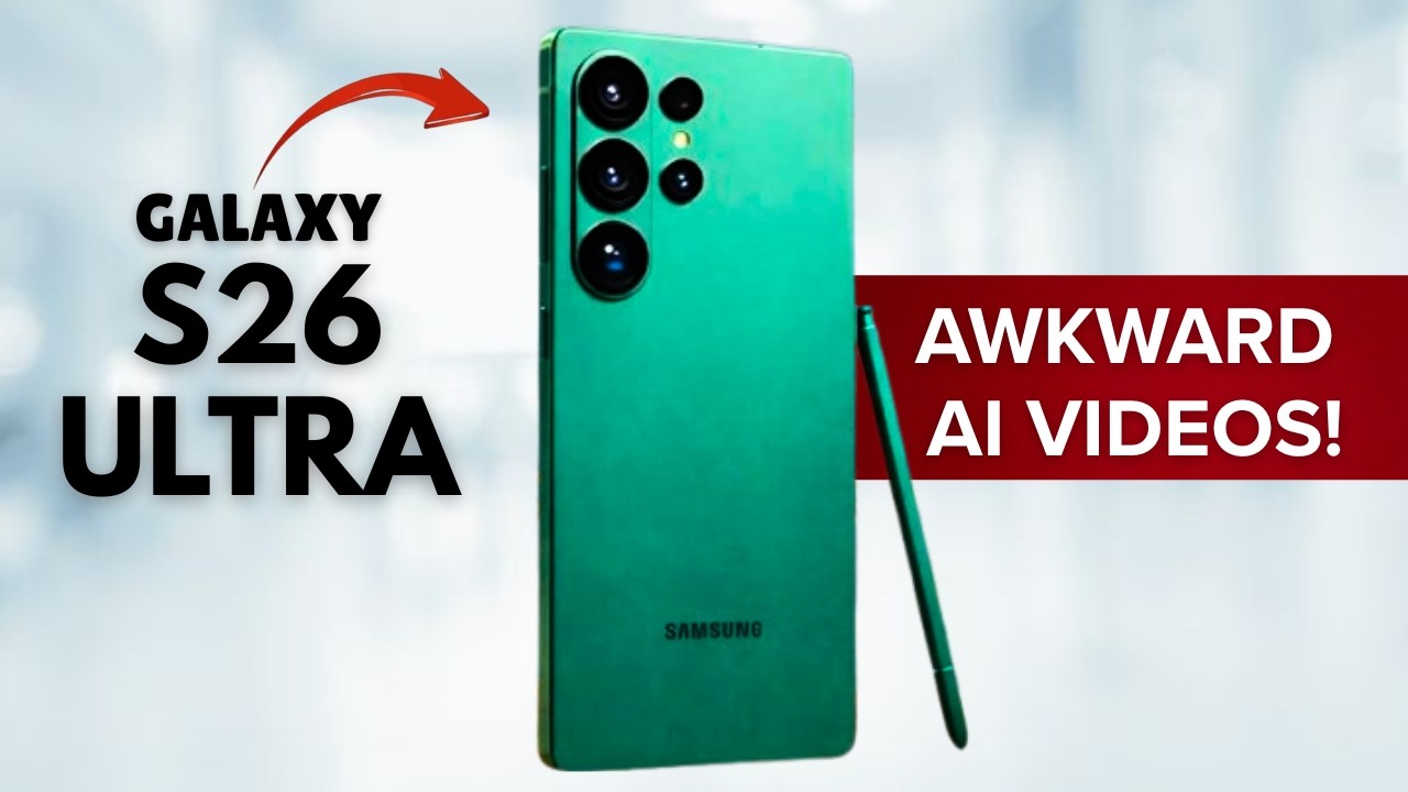 Samsung Galaxy S26 Ultra Ads Are Weird - AI Marketing for S26 Ultra Backfires - Using AI to Fake !!
