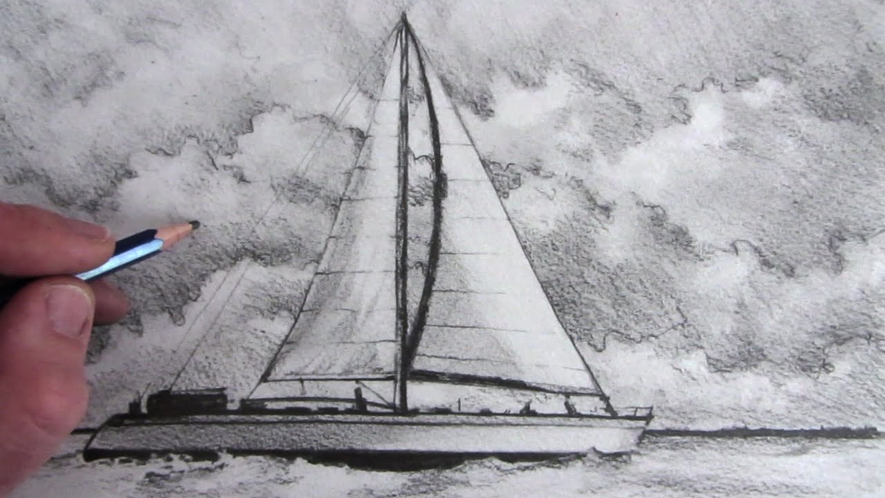 How to Draw a Boat: Sailing Boat