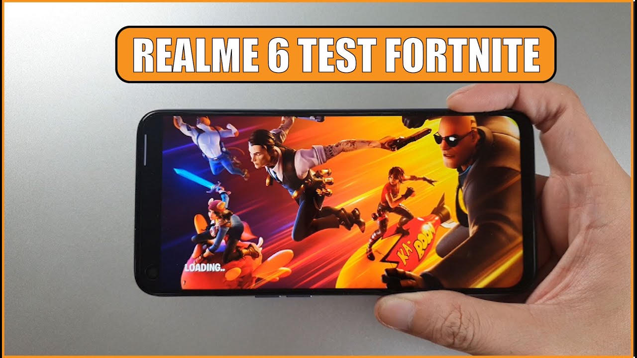 Realme 6 test game Fortnite Mobile