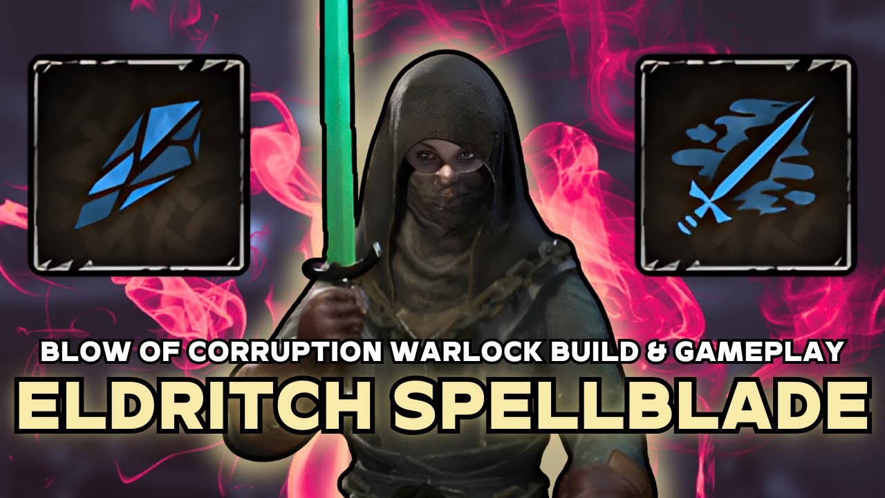 Eldritch Spellblade | Blow of Corruption Warlock Build - Dark and Darker Gameplay