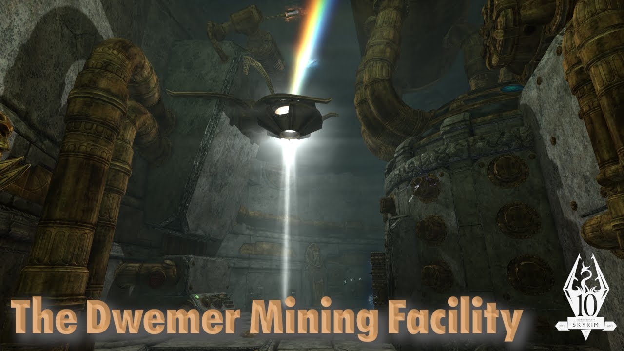 Dwemer Mining Facility. Mod for Skyrim SE