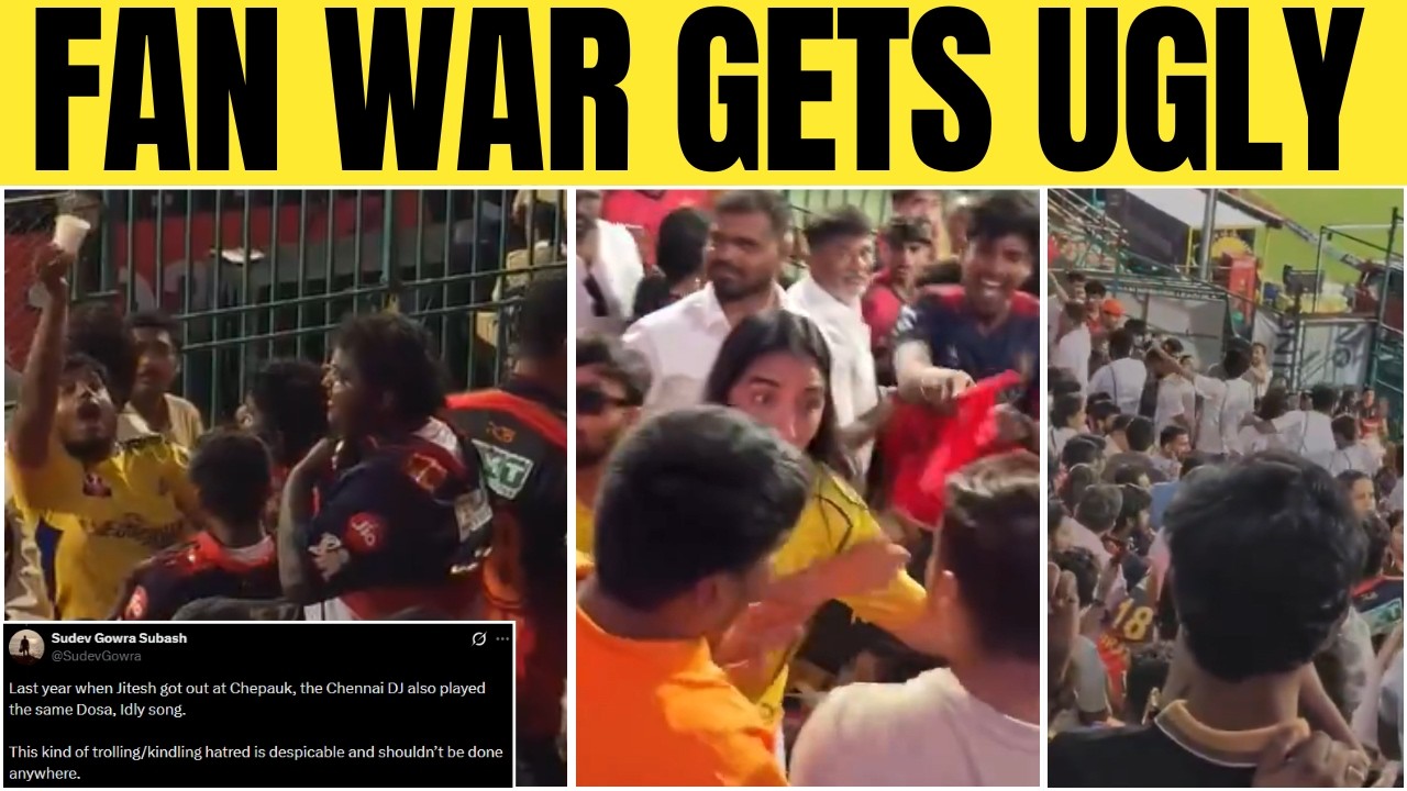 RCB vs CSK fan war crosses all lines - From rape threats to mocking Idli-Dosa song - A NEW LOW