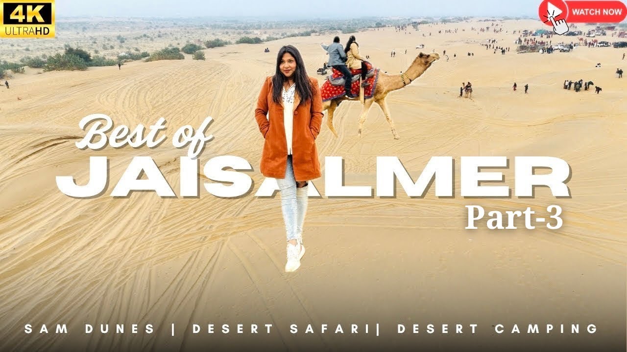 DESERT SAFARI and CAMPING in SAM DUNES,Jaisalmer 🇮🇳 | Camel Safari, Cultural Magic | Rajasthan,India